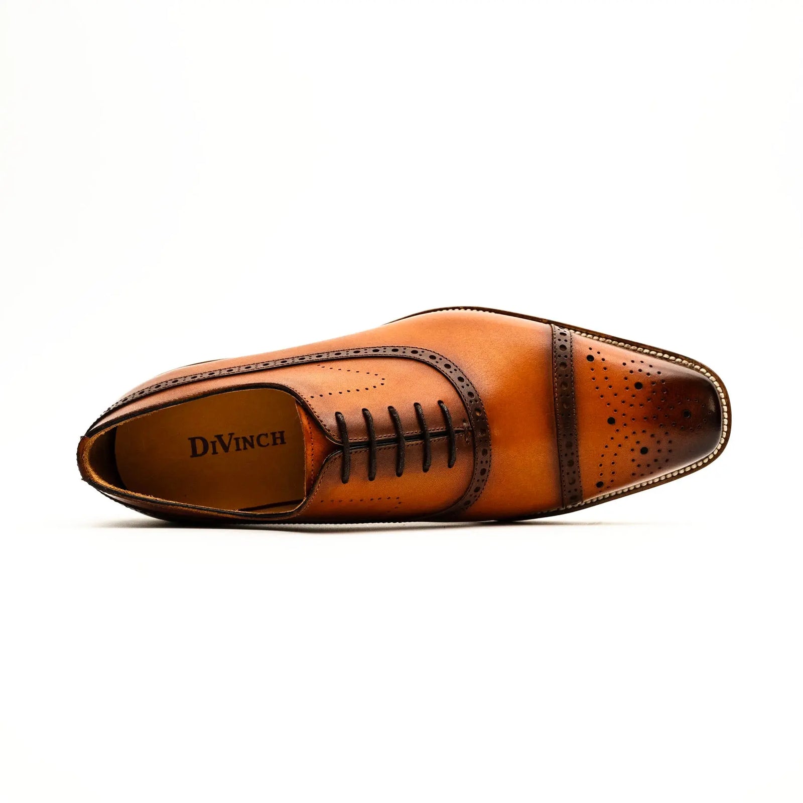 Black Crocodile-Textured Oxford DIVINCH