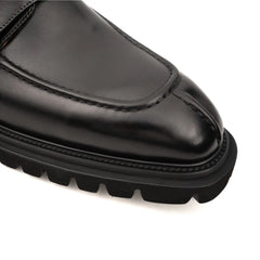 Black Double Monk Lug Boot DIVINCH