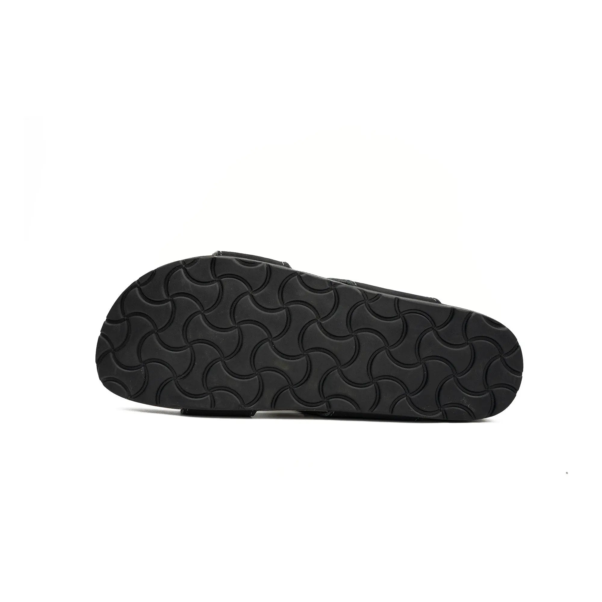 Black Double - Strap Slide Sandals DIVINCH
