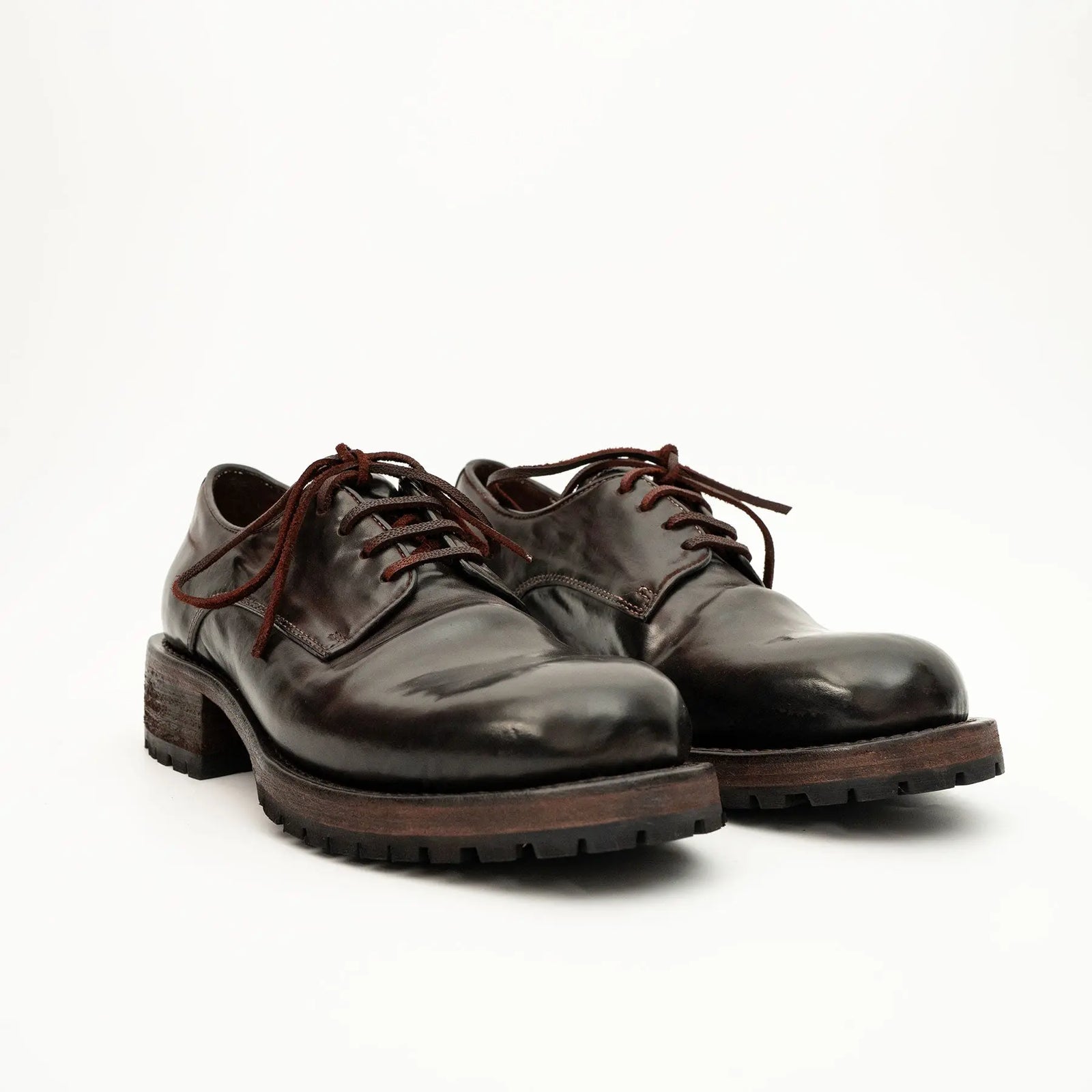 Dark Espresso Horsehide Lug Sole Derby