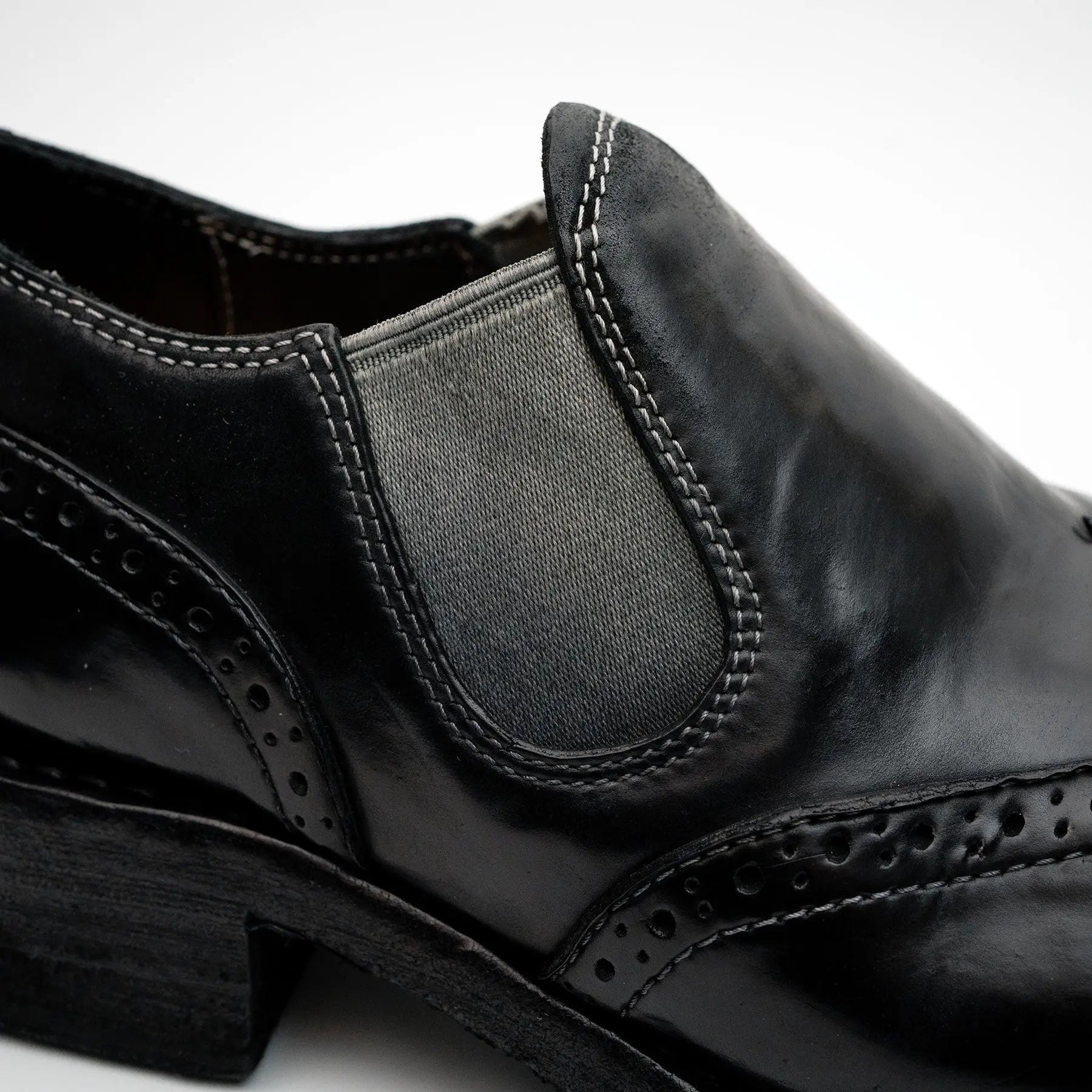Black Horsehide Slip-On Loafers DIVINCH