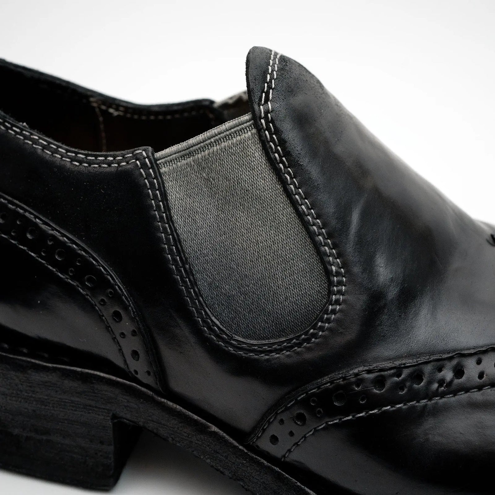 Black Horsehide Slip-On Loafers DIVINCH