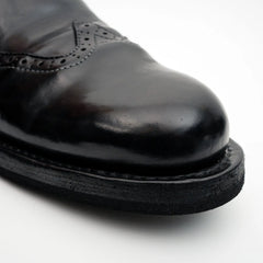 Black Horsehide Slip-On Loafers DIVINCH