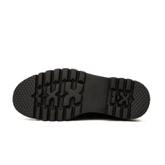 DIVINCH 6208B black leather lace-up ankle boots outsole tread detail