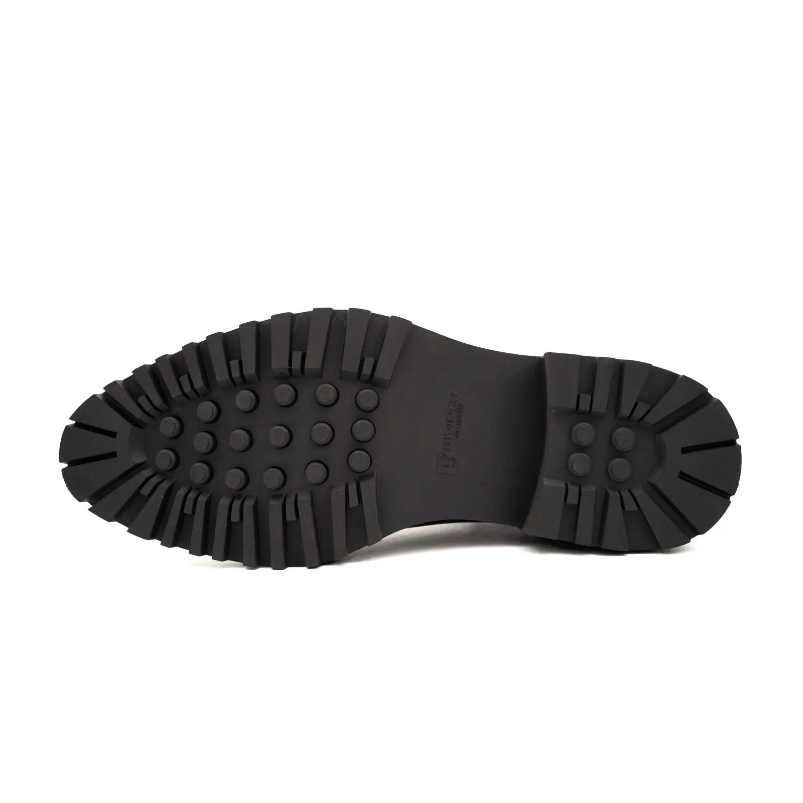 Black Leather Platform Chelsea DIVINCH