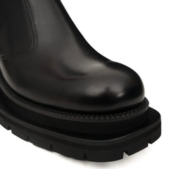Black Lug-Sole Chelsea Boots DIVINCH