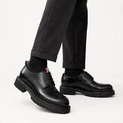 Black Lug Sole Derby