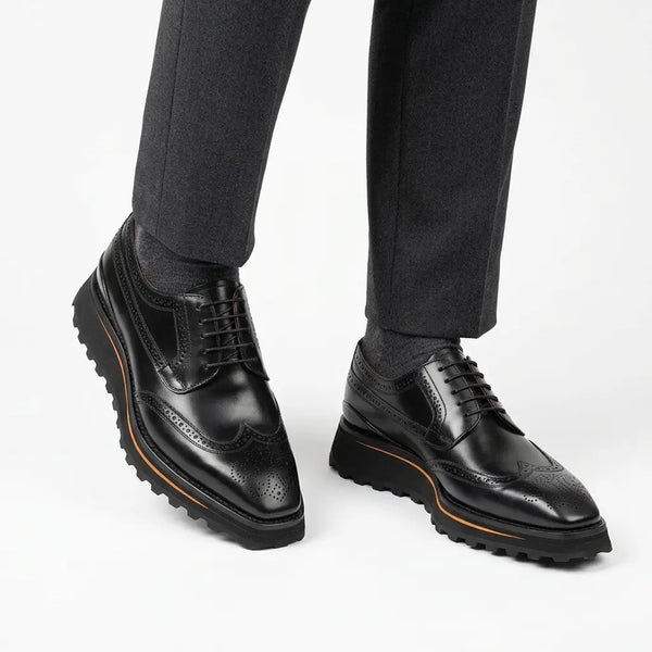Black Lug Sole Derby