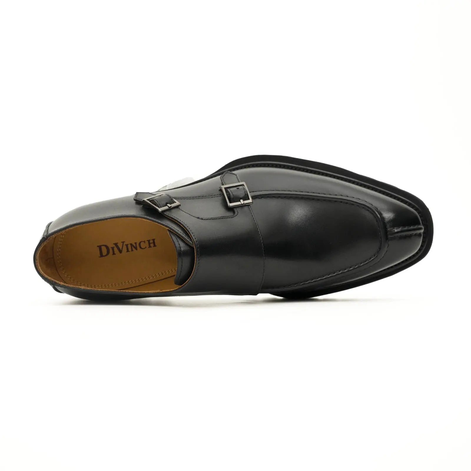 Black Lug Sole Monk Derby DIVINCH