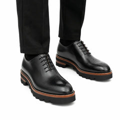 Oxford con suela negra y tacos