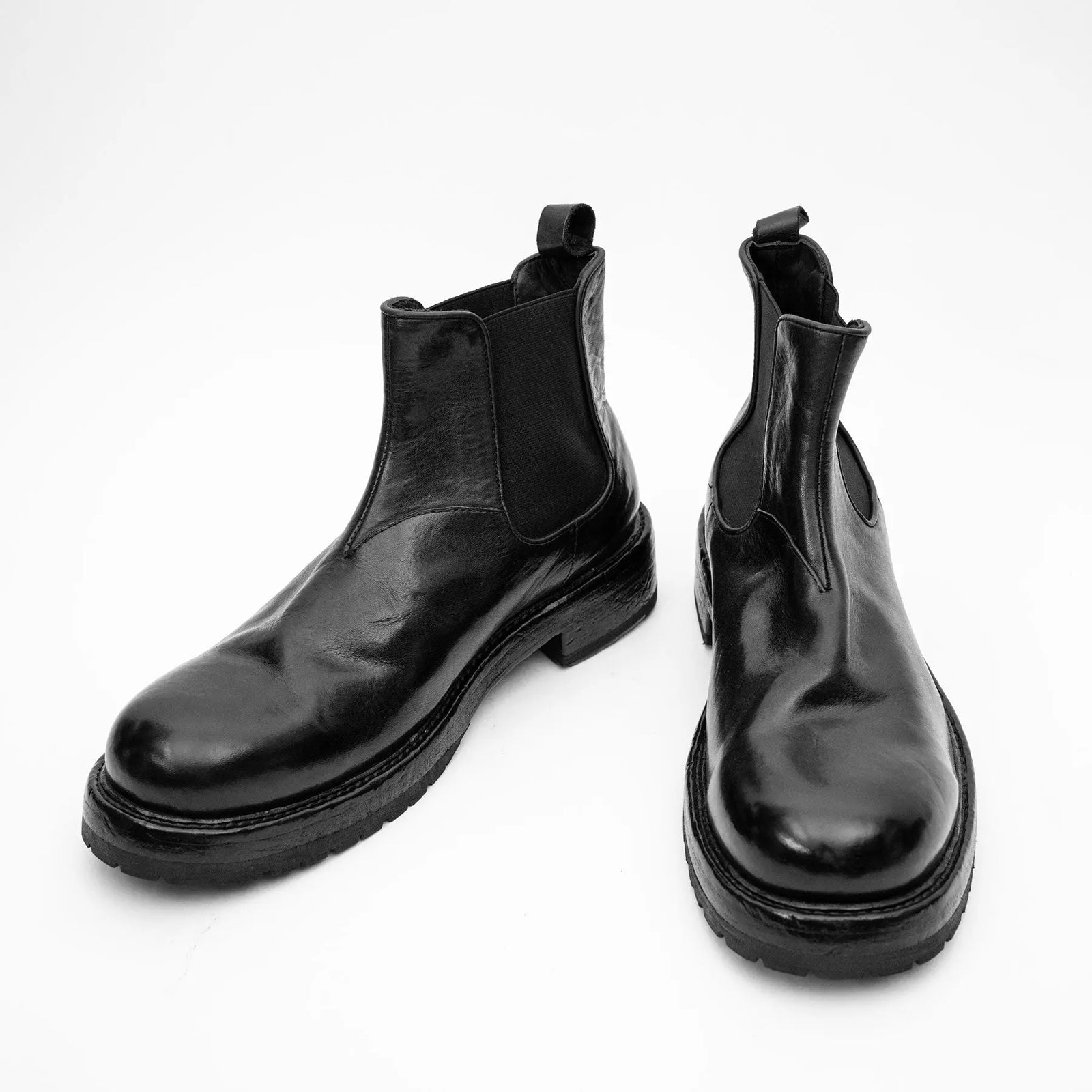 Black Washed Chelsea Boot