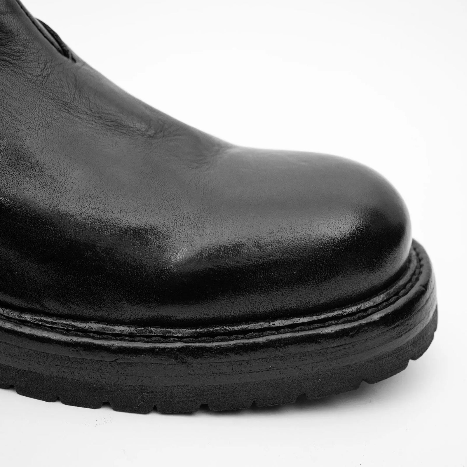 Black Washed Chelsea Boot