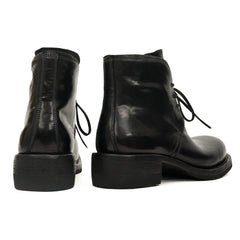 Black Washed Horse Leather Chelsea Boot DIVINCH