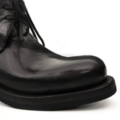 Black Washed Horse Leather Chelsea Boot DIVINCH