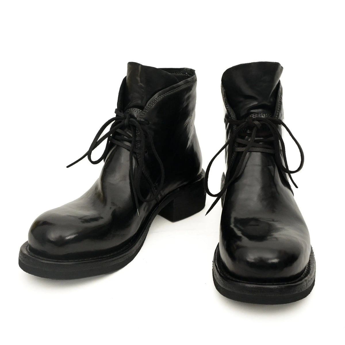 Black Washed Horse Leather Chelsea Boot DIVINCH