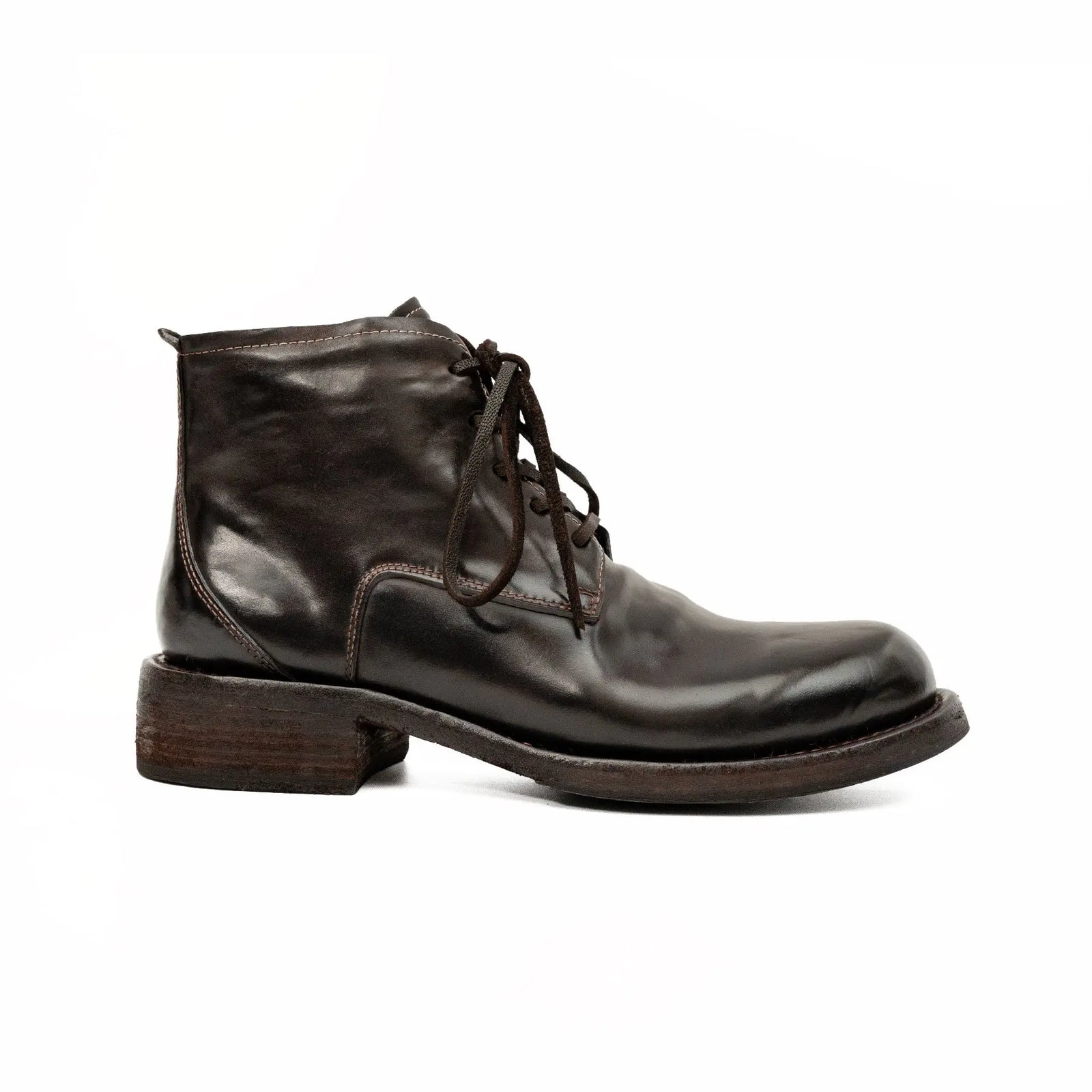 Coffee Washed Horse Leather Chukka Shoe
