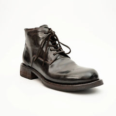 Coffee Washed Horse Leather Chukka Shoe