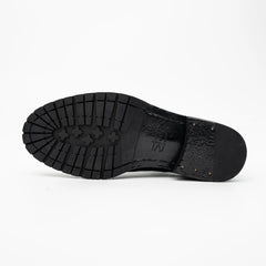 Midnight Navy Washed Leather Lug Derby