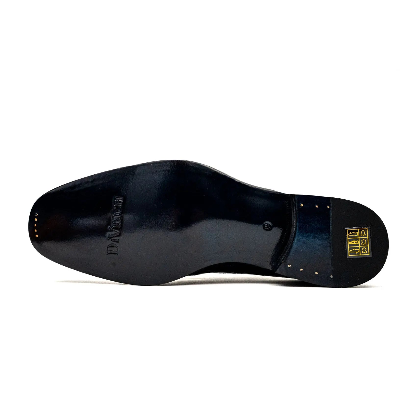Blue Crocodile Leather Derby Shoes DIVINCH