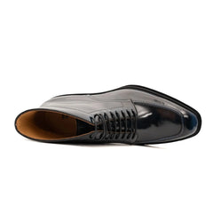 Blue Patent Lug Sole Boot DIVINCH