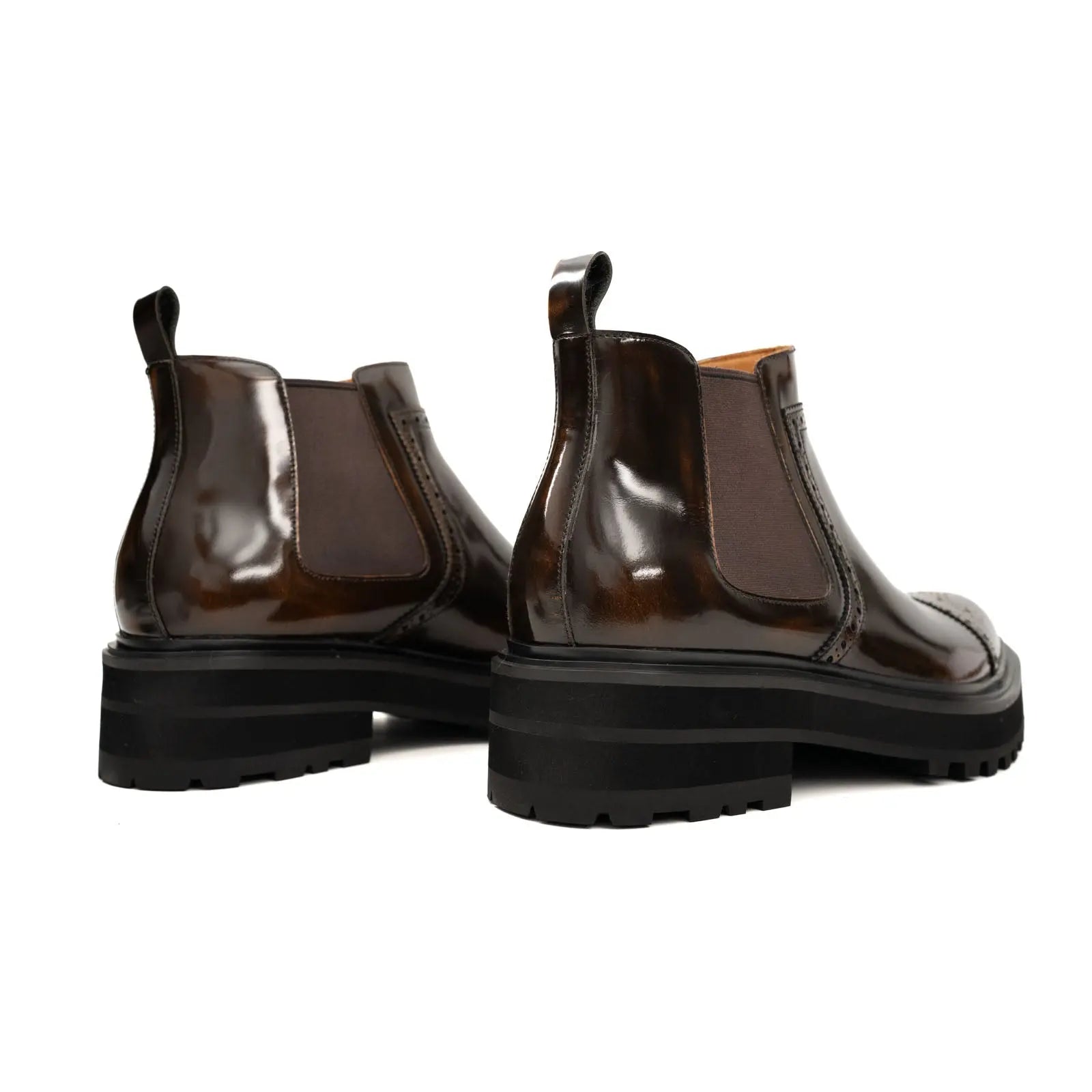 Brogue Platform Chelsea Boot DIVINCH