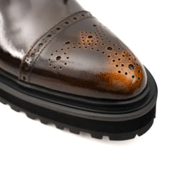 Brogue Platform Chelsea Boot DIVINCH