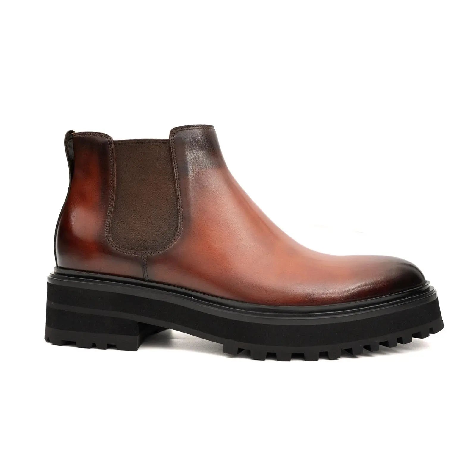 Stivaletto Chelsea con suola lucida