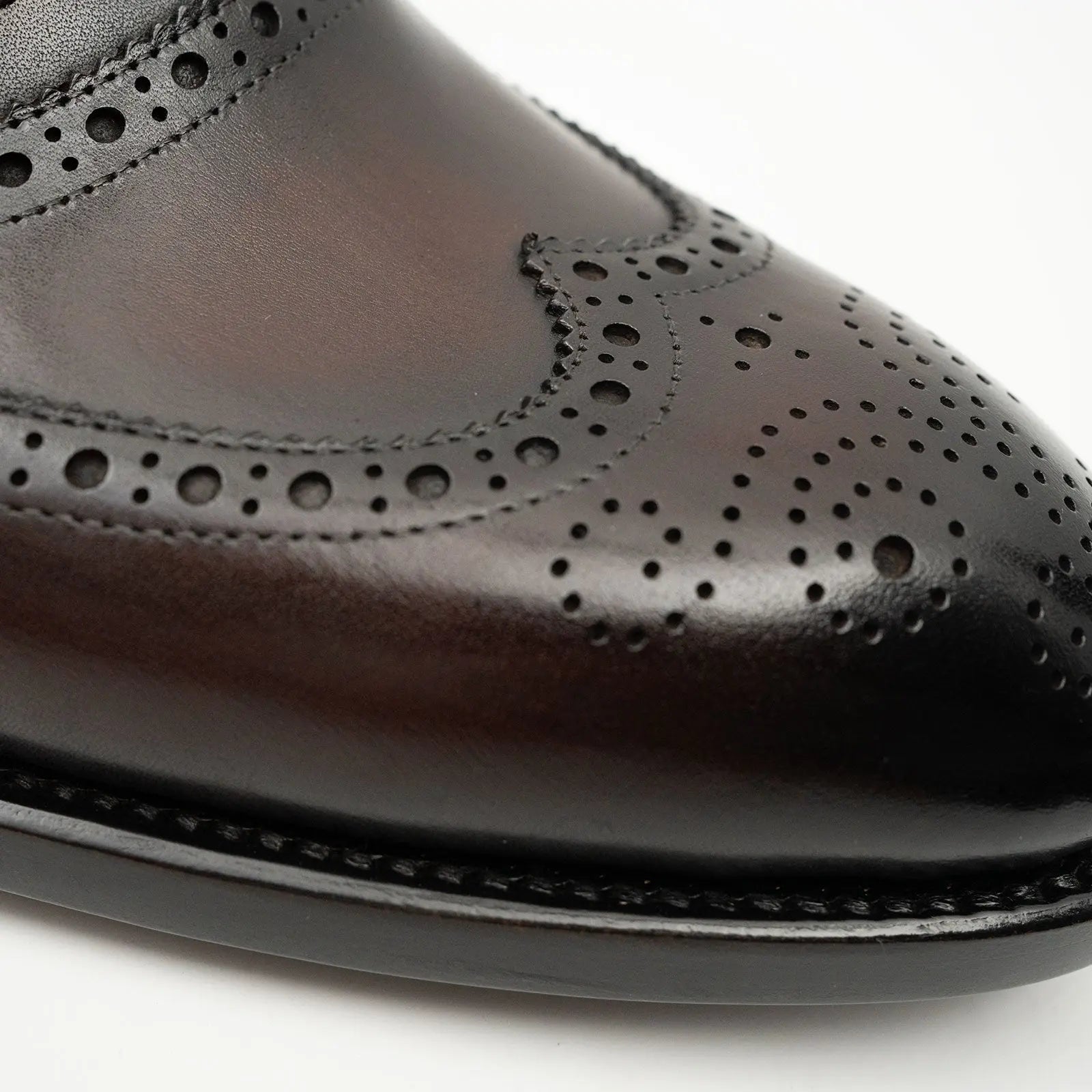 Brown Men's Goodyear Welted Brogue Leather Shoes Divinch