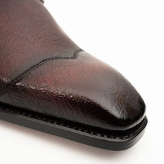 Burgundy Backless Monk Mule DIVINCH