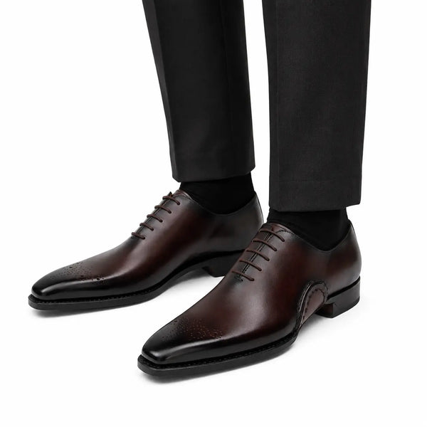 Oxford Medallion Burgundy