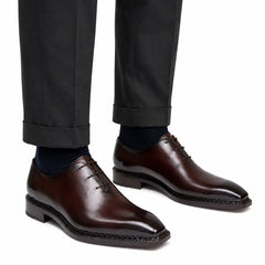 Burgundy Wholecut Oxford