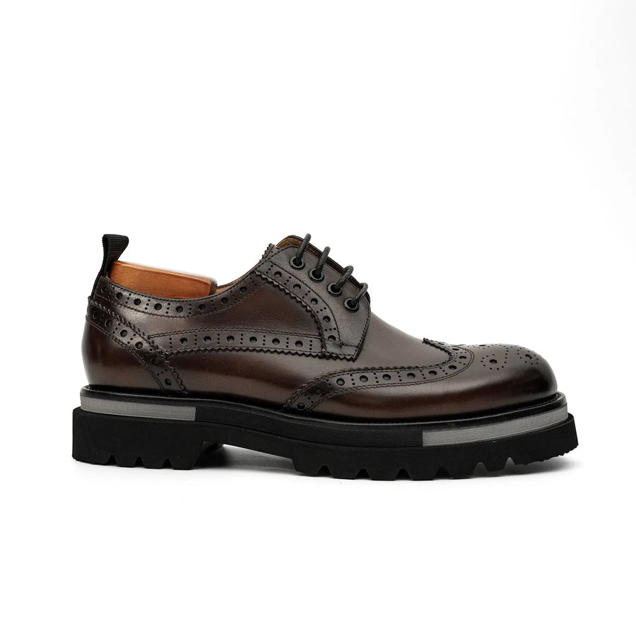 Burnished Brogue Lug-Sole Derby DIVINCH
