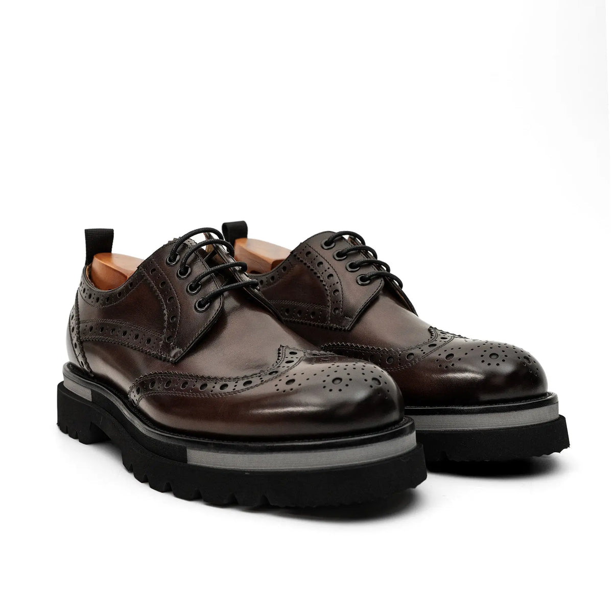 Burnished Brogue Lug-Sole Derby DIVINCH