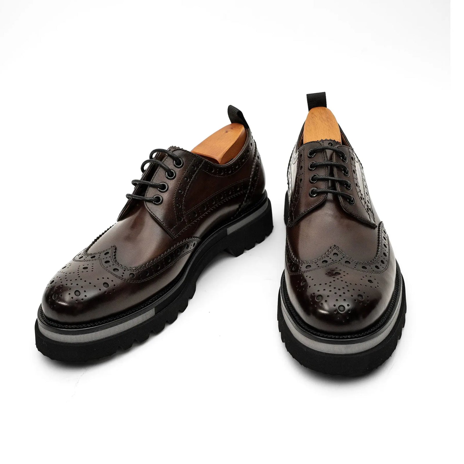 Burnished Brogue Lug-Sole Derby DIVINCH