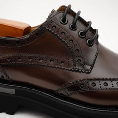 Burnished Brogue Lug-Sole Derby DIVINCH