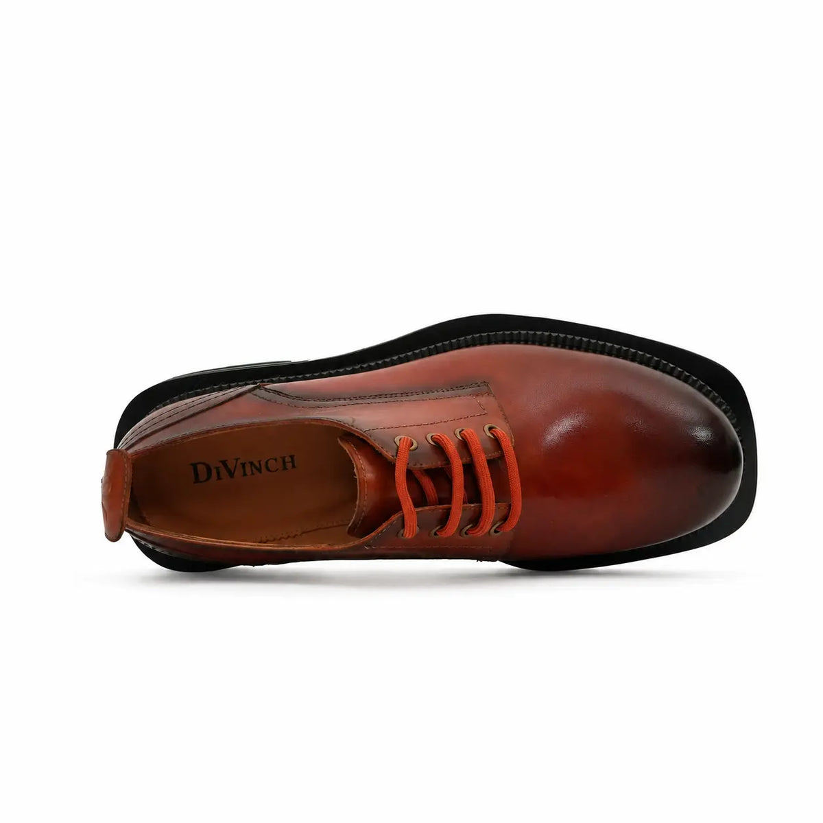 Burnished Brown Green-Sole Derby DIVINCH