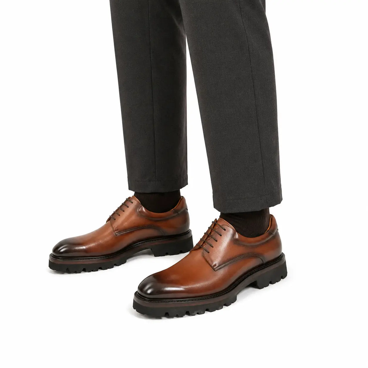 Burnished Lug Sole Derby DIVINCH