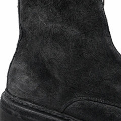 DIVINCH 5101B charcoal black textured upper detail