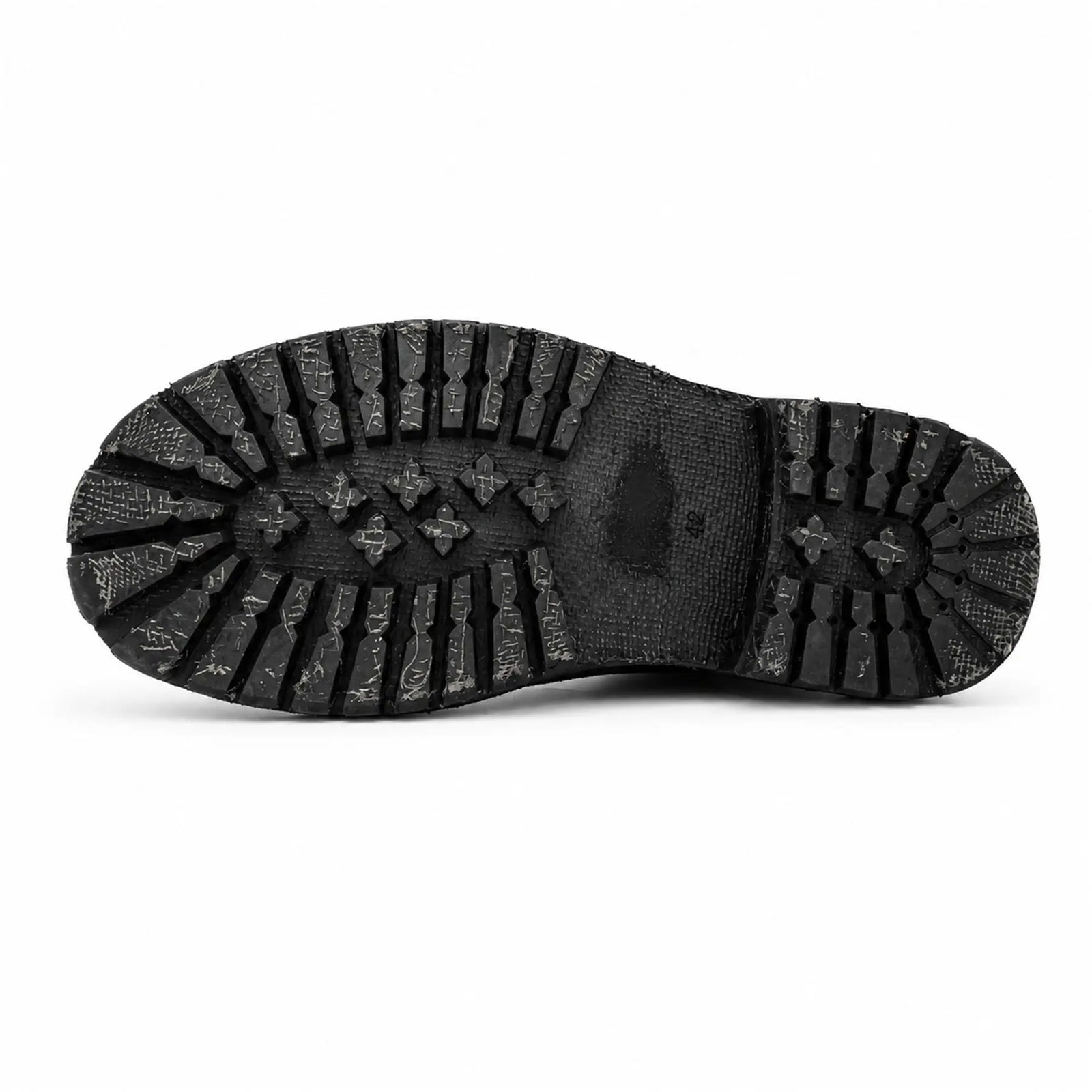 DIVINCH 5101B charcoal black rugged lug sole view