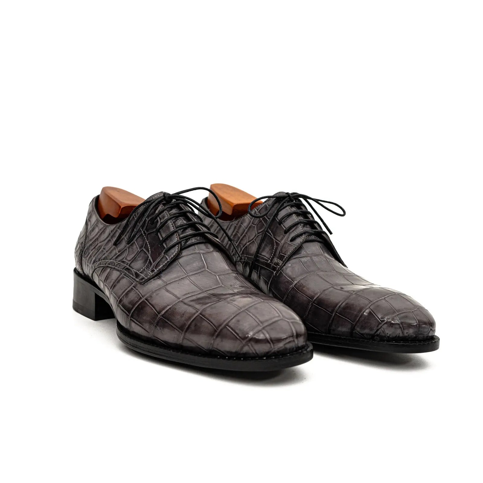Pastell-Krokodil-Plateausneaker