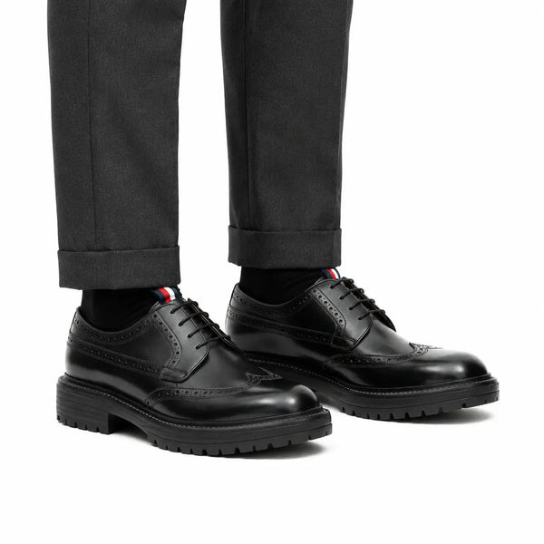 Klobige Brogue Derby Schuhe