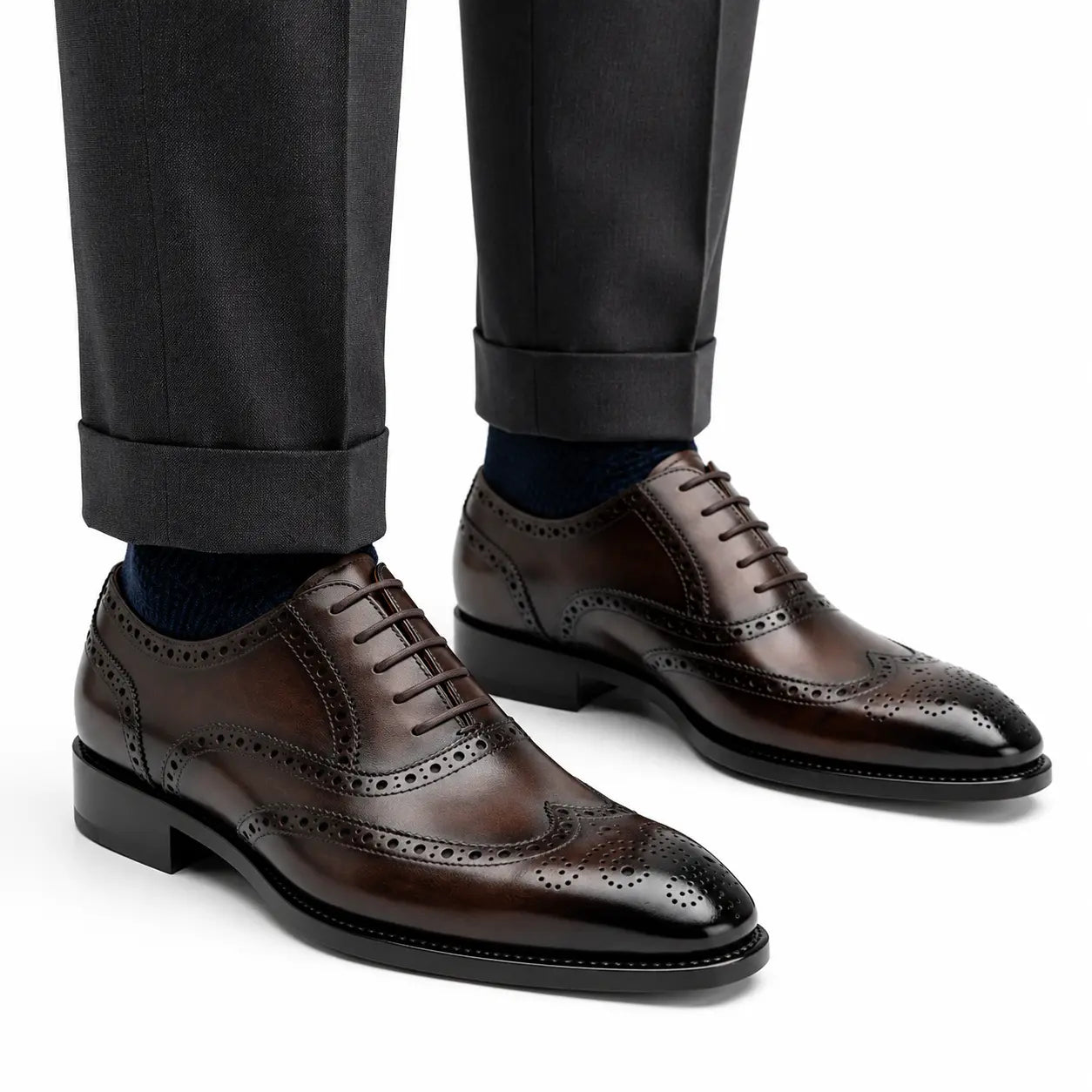 Classic Brown Wingtip Oxford