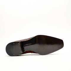Cognac Crocodile Chelsea Boots DIVINCH