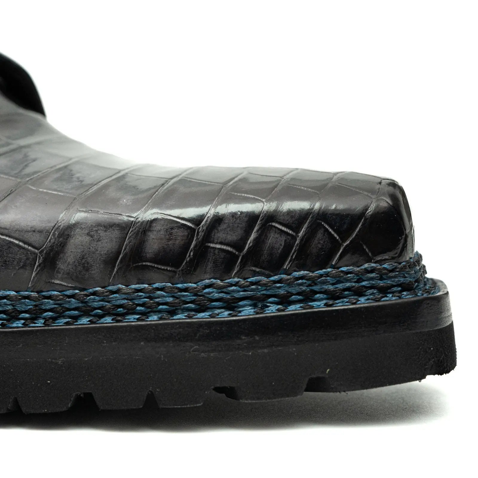 Croc Texture Norwegian Welted Derbies DIVINCH