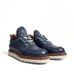 Crocodile Detail Brogue XL Sneakers Divinch