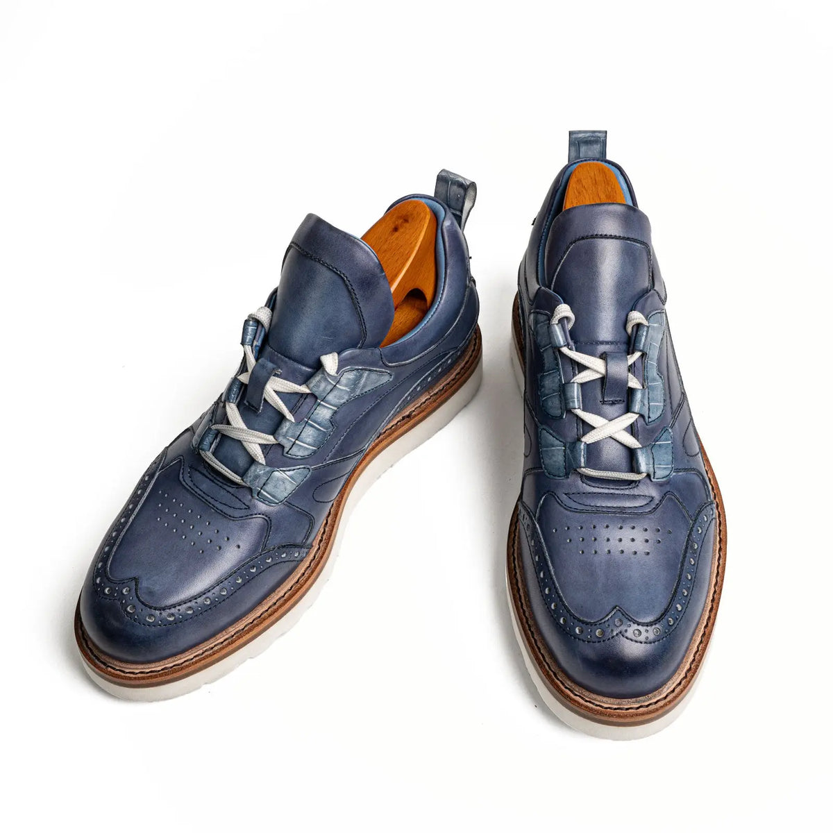 Crocodile Detail Brogue XL Sneakers Divinch