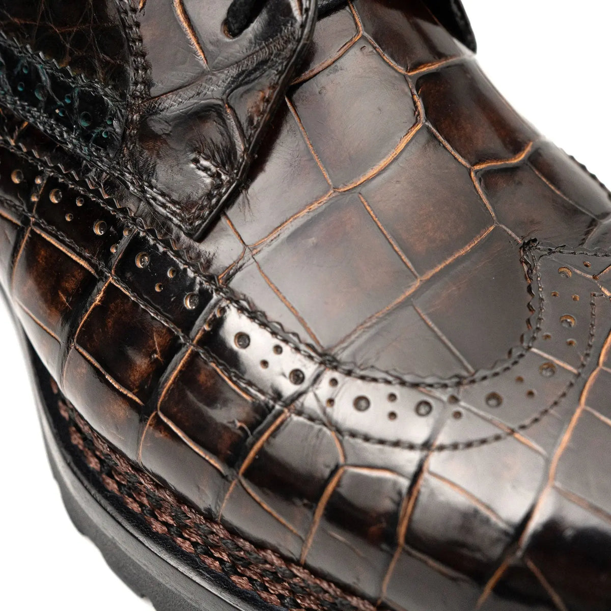 Black Crocodele Norwegian Lug Derby