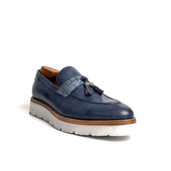 Crocodile Leather Tassel XL Loafers Divinch