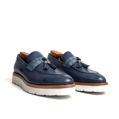 Crocodile Leather Tassel XL Loafers Divinch