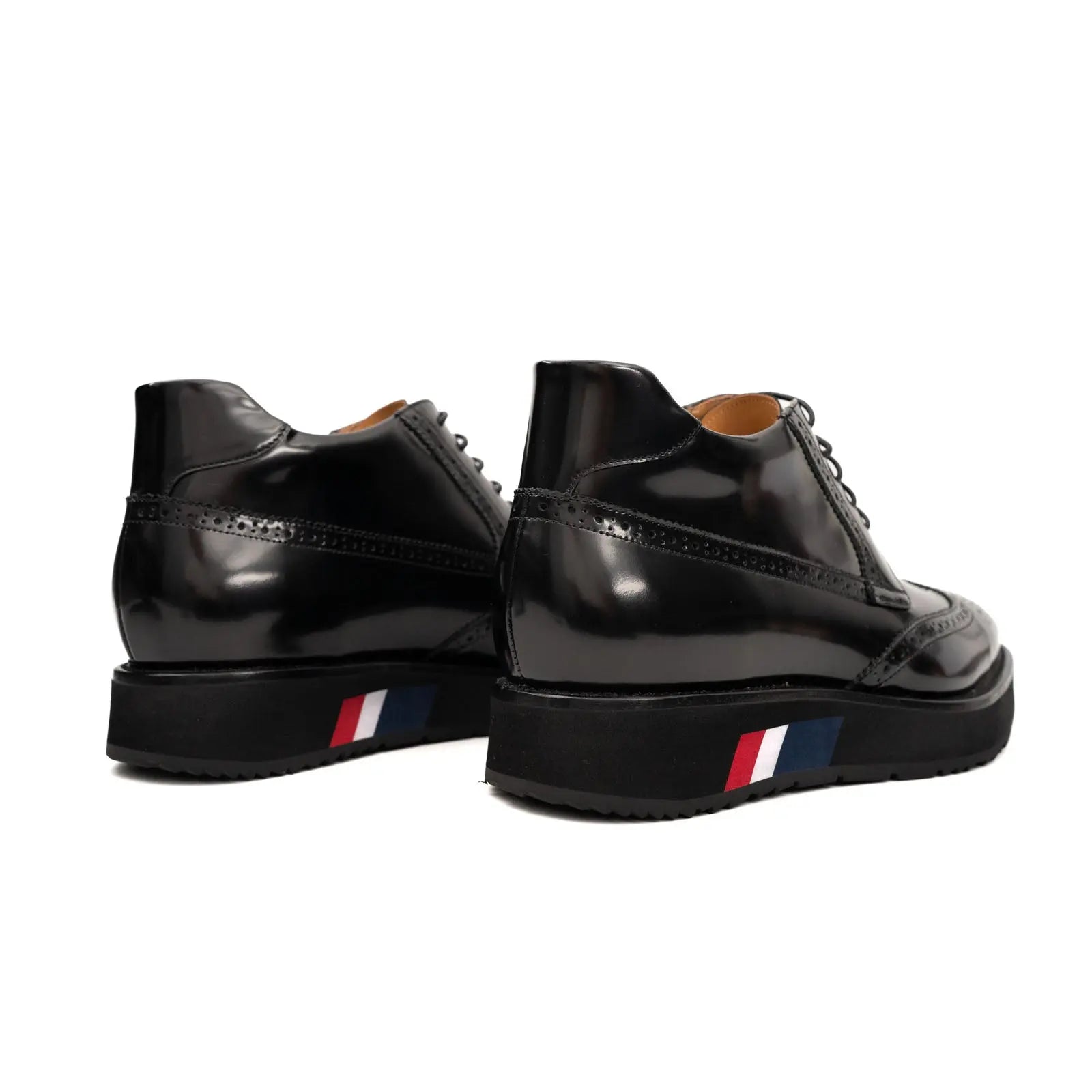 DIVINCH Black Patent Brogue Bootie DIVINCH